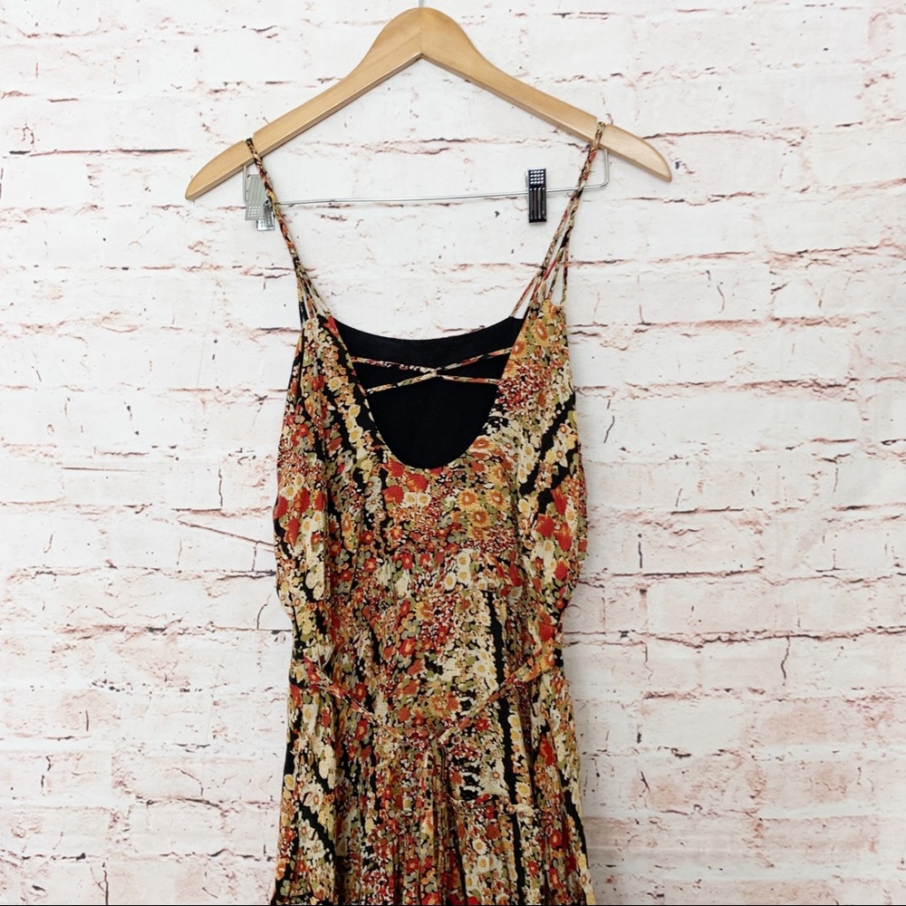 Free People Valerie Floral Boho Maxi Dress Size XS - Picture 8 of 8